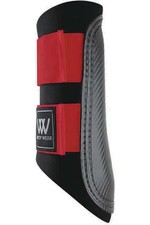 Woof Wear Club Brushing Boots WB0003 - Black / Red